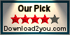Rated 4 stars on Download2You.com